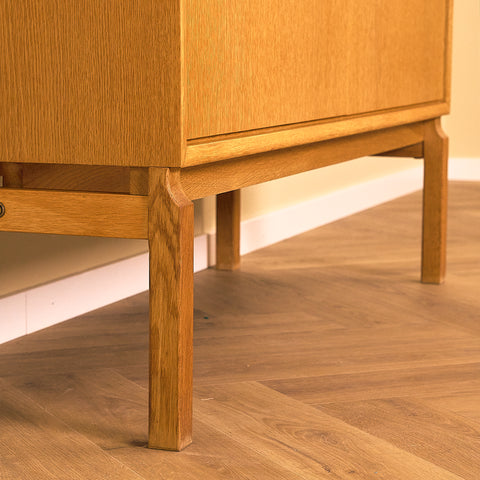 IKEA MTP Two-Door Oak Sideboard by Marian Grabinski