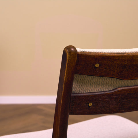 Danish dining chairs in teak by Findahl