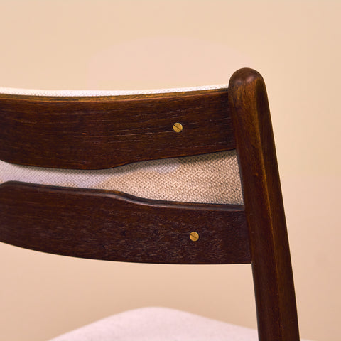 Danish dining chairs in teak by Findahl