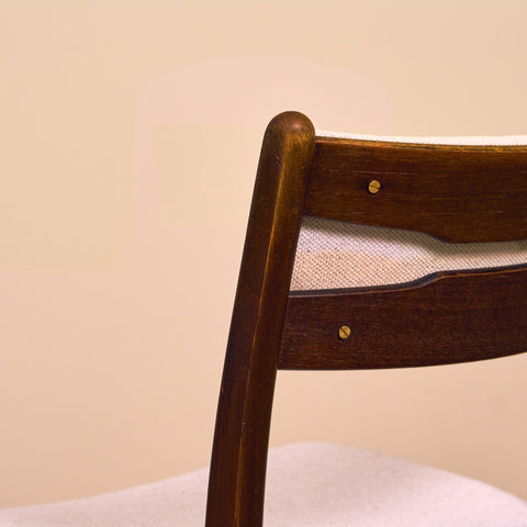 Danish dining chairs in teak by Findahl