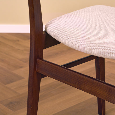 Danish dining chairs in teak by Findahl