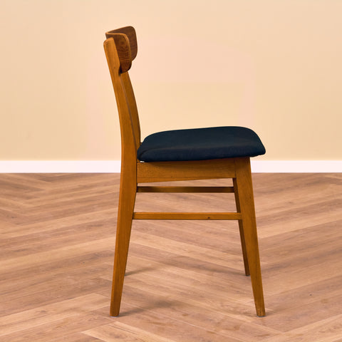 Danish dining chairs in teak & beech by Findahl