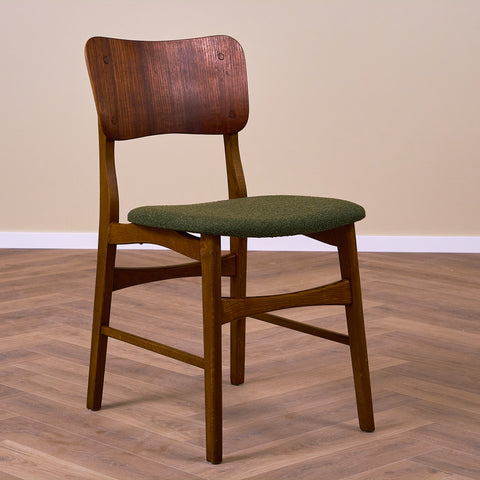 Danish dining chair in teak and oak by Ib Kofod-Larsen