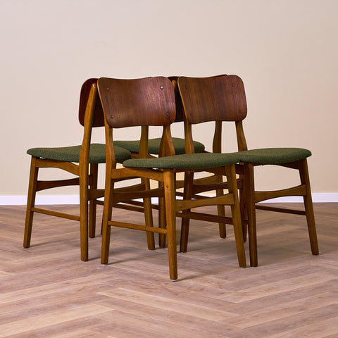 Danish dining chair in teak and oak by Ib Kofod-Larsen