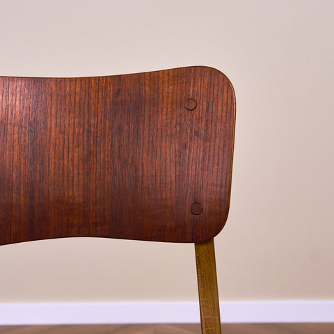 Danish dining chair in teak and oak by Ib Kofod-Larsen