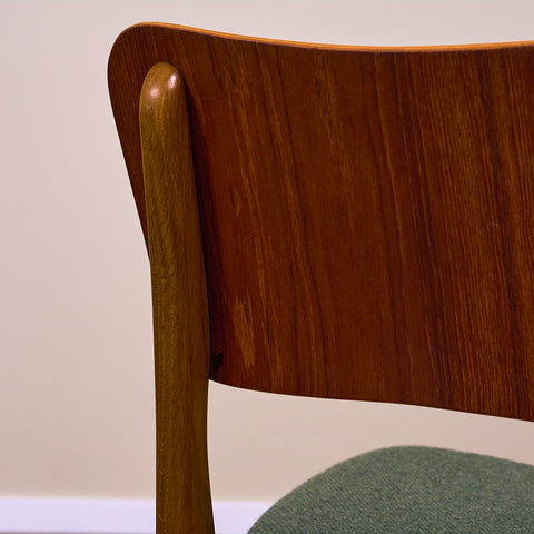 Danish dining chair in teak and oak by Ib Kofod-Larsen
