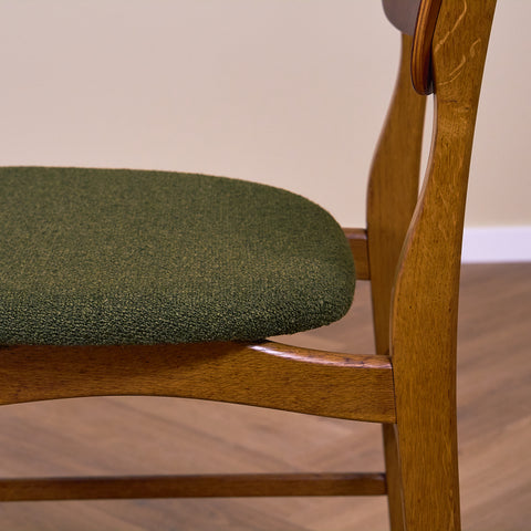 Danish dining chair in teak and oak by Ib Kofod-Larsen