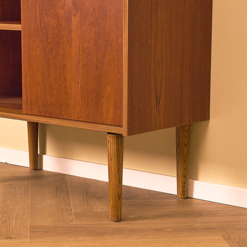 Danish Teak Cabinet with Carved Grips