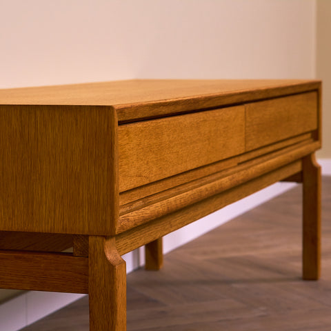 Swedish sideboard / TV-bench in oak by Marian Grabinski for IKEA, model 'MTP'