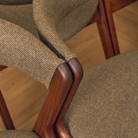 Danish set of 8 dining chairs 'model 68' by Anderstrup Møbelfabrik
