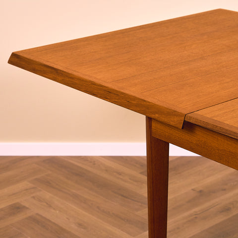 Danish dining table in teak by Aage Schmidt Christensen for Fritz Hansen
