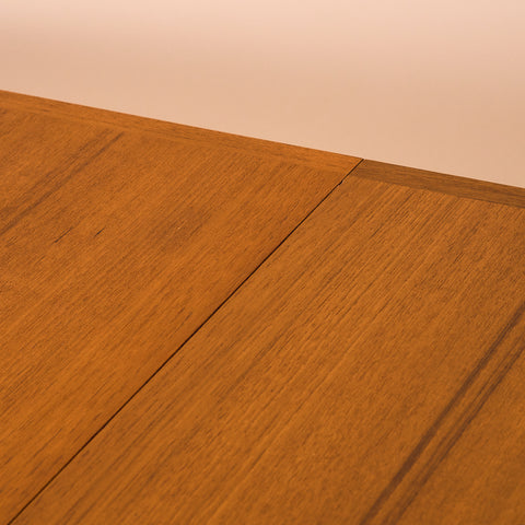 Danish dining table in teak by Aage Schmidt Christensen for Fritz Hansen