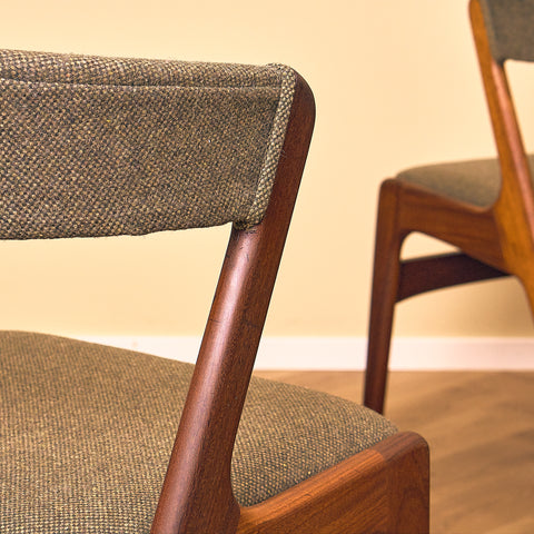 Danish set of 8 dining chairs 'model 68' by Anderstrup Møbelfabrik