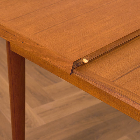 Danish dining table in teak by Aage Schmidt Christensen for Fritz Hansen