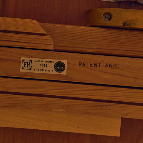 Danish dining table in teak by Aage Schmidt Christensen for Fritz Hansen