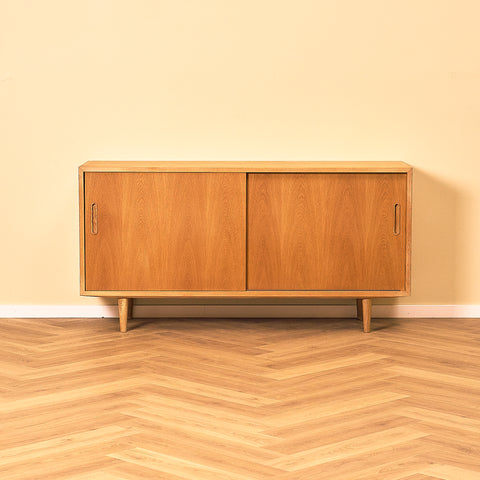 Poul Hundevad Oak Sideboard with Felt-Lined Drawer