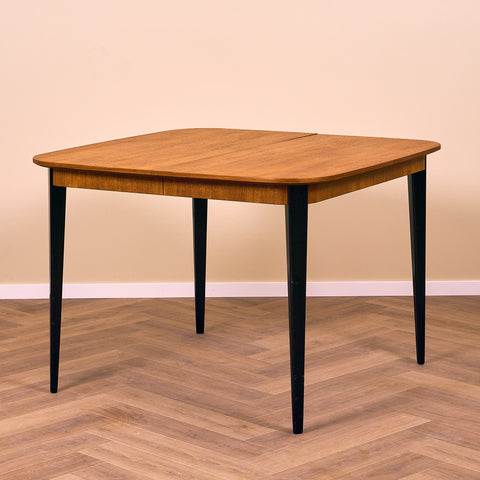 Swedish dining table in teak