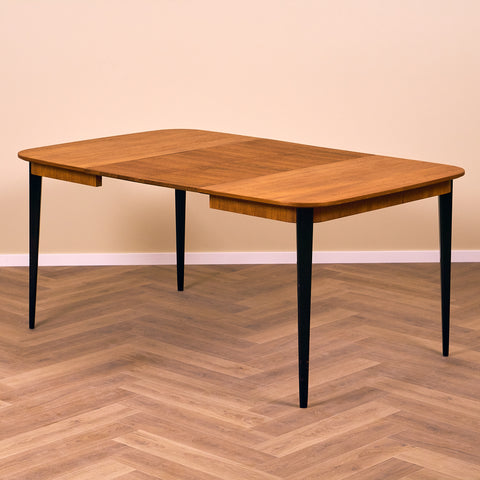 Swedish dining table in teak