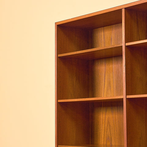 Omann Jun Teak Bookshelf with Adjustable Shelves
