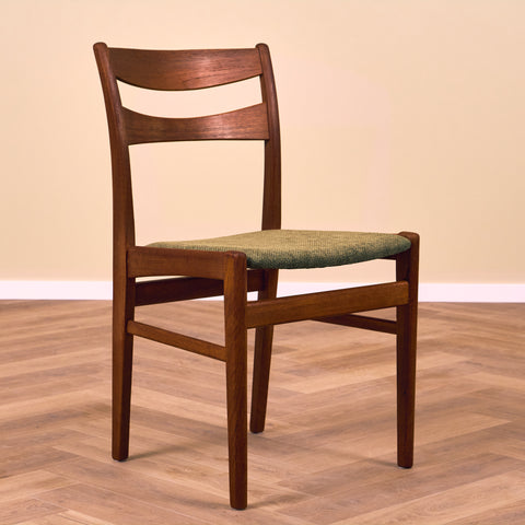 Swedish dining chairs in teak
