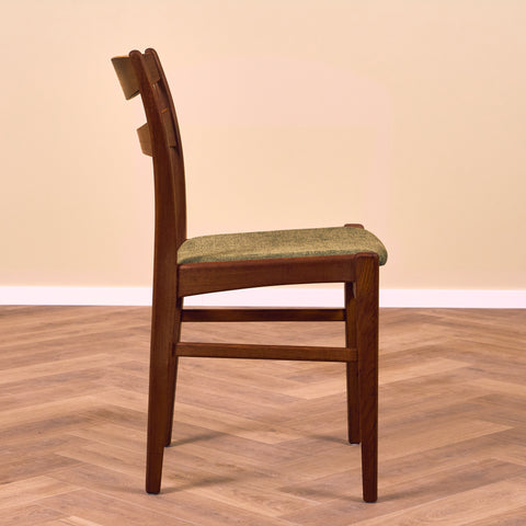 Swedish dining chairs in teak