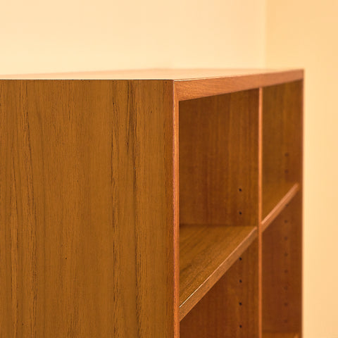 Omann Jun Teak Bookshelf with Adjustable Shelves