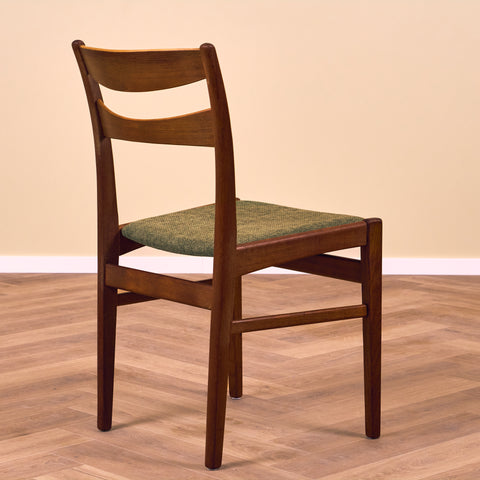Swedish dining chairs in teak