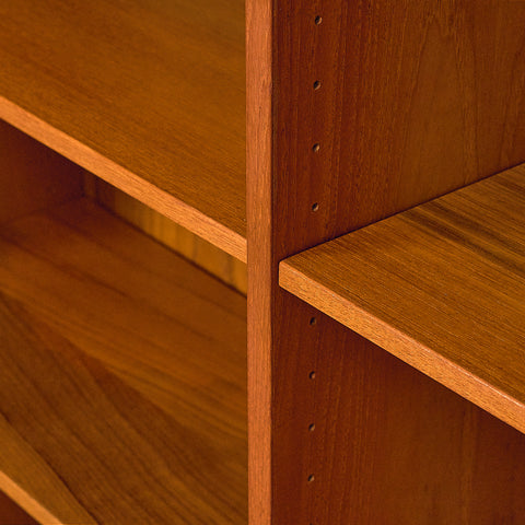 Omann Jun Teak Bookshelf with Adjustable Shelves