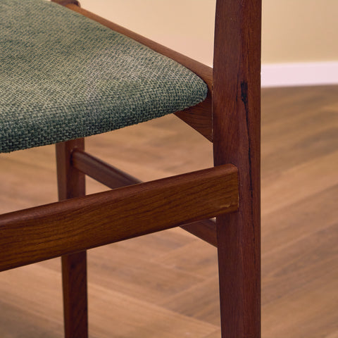 Swedish dining chairs in teak