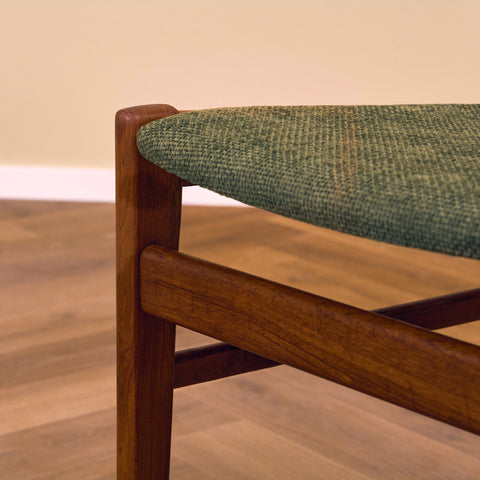 Swedish dining chairs in teak