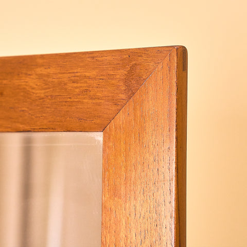 Mid-century mirror in teak
