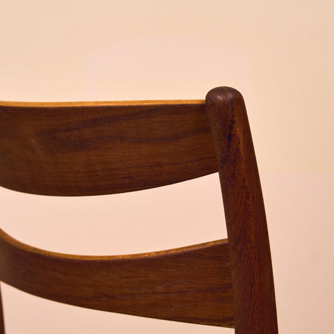 Swedish dining chairs in teak