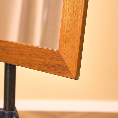 Mid-century mirror in teak