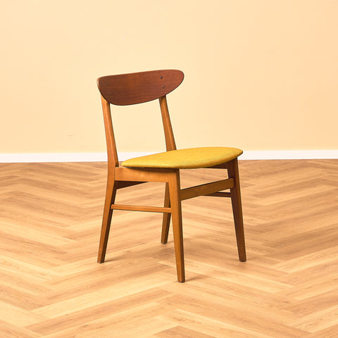 Dining chairs in teak & beech by Farstrup, model 210