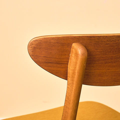 Dining chairs in teak & beech by Farstrup, model 210