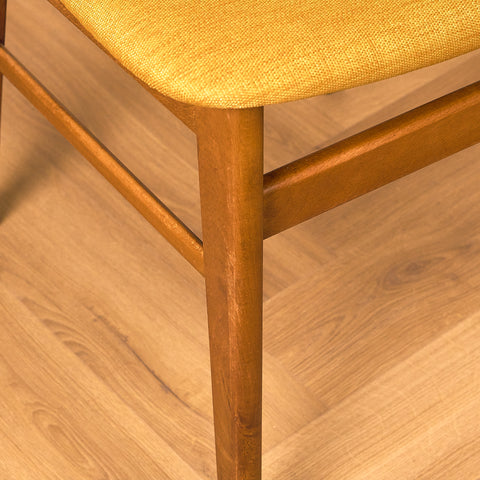 Dining chairs in teak & beech by Farstrup, model 210