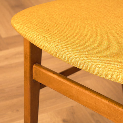 Dining chairs in teak & beech by Farstrup, model 210