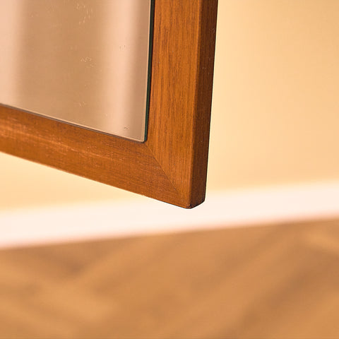 Swedish mirror in teak by AB Glass & Trä