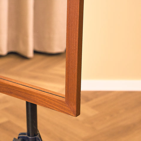 Mid-century mirror in teak by AB Nybrofabriken