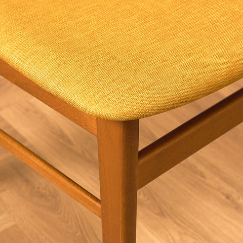 Dining chairs in teak & beech by Farstrup, model 210