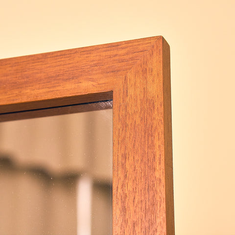Mid-century mirror in teak by AB Nybrofabriken