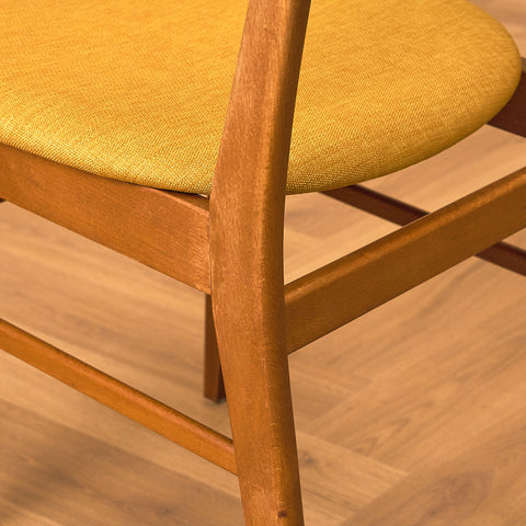 Dining chairs in teak & beech by Farstrup, model 210