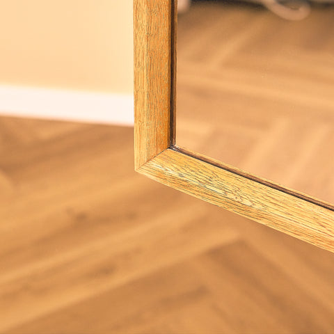Swedish mirror in oak