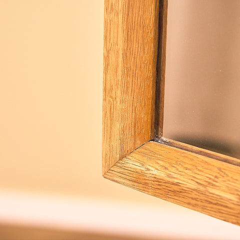 Swedish mirror in oak