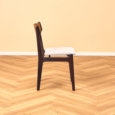 Danish dining chairs in Santos rosewood by Findahl