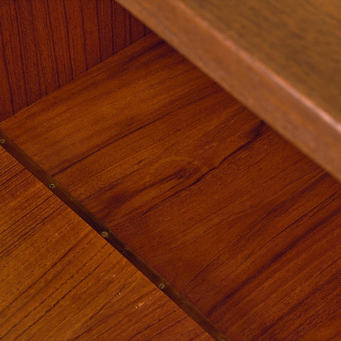 Swedish writing desk in teak by Lelångs Möbelfabrik, Bengtsfors