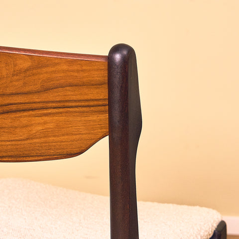 Danish dining chairs in Santos rosewood by Findahl