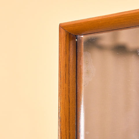 Mid-century mirror in teak