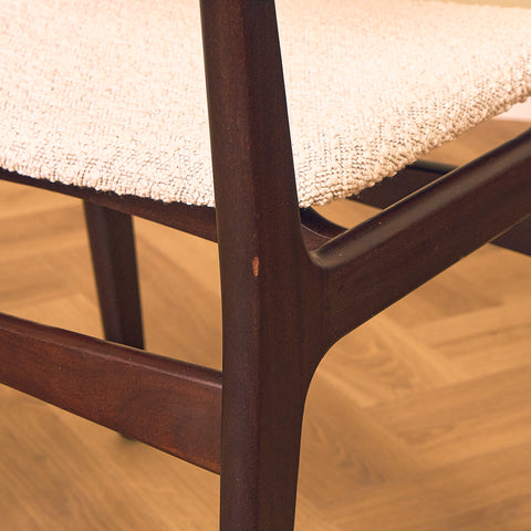 Danish dining chairs in Santos rosewood by Findahl