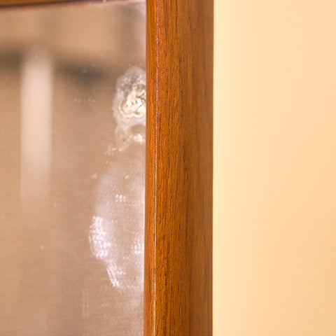 Mid-century mirror in teak